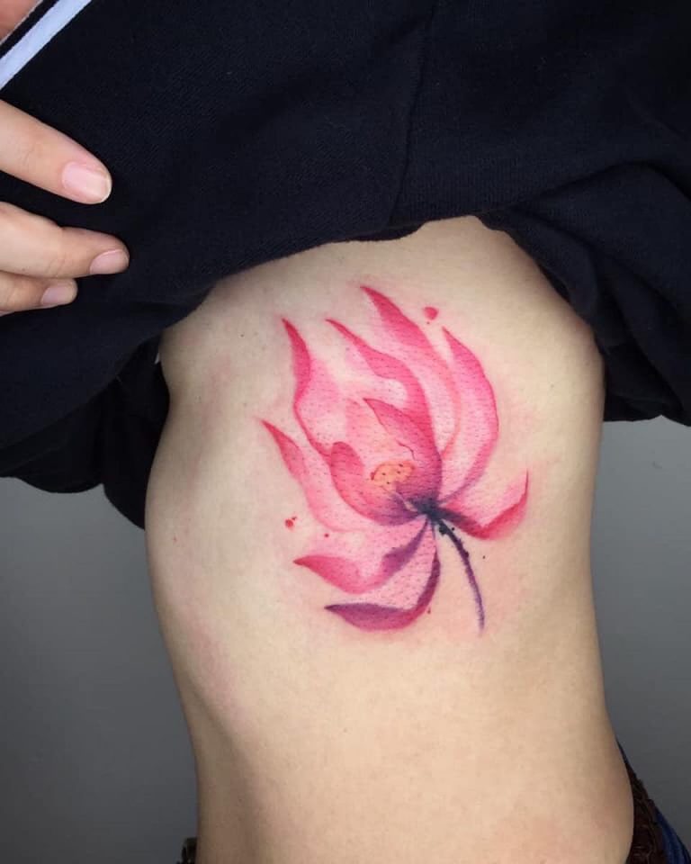 Pretty Lotus Tattoo Designs Page Of Tracesofmybody Com