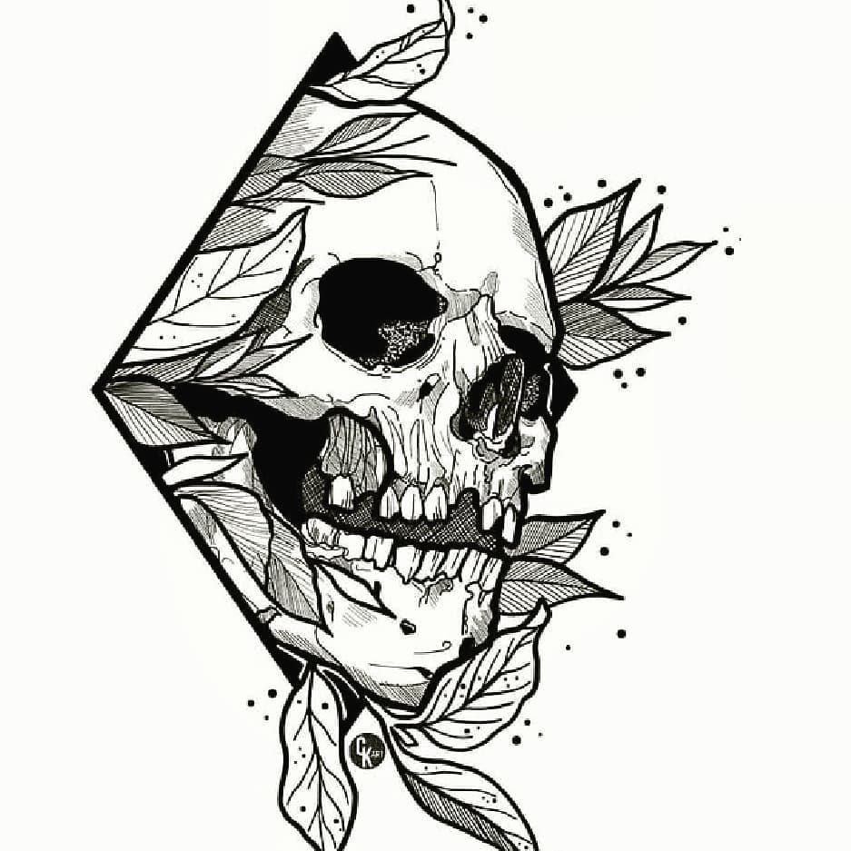 Álbumes 95+ Imagen How To Draw A Cool Skull Alta Definición Completa ...